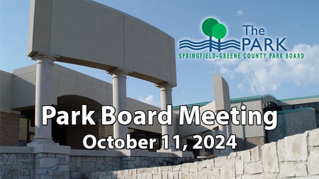 Park Board Meeting - October 11, 2024