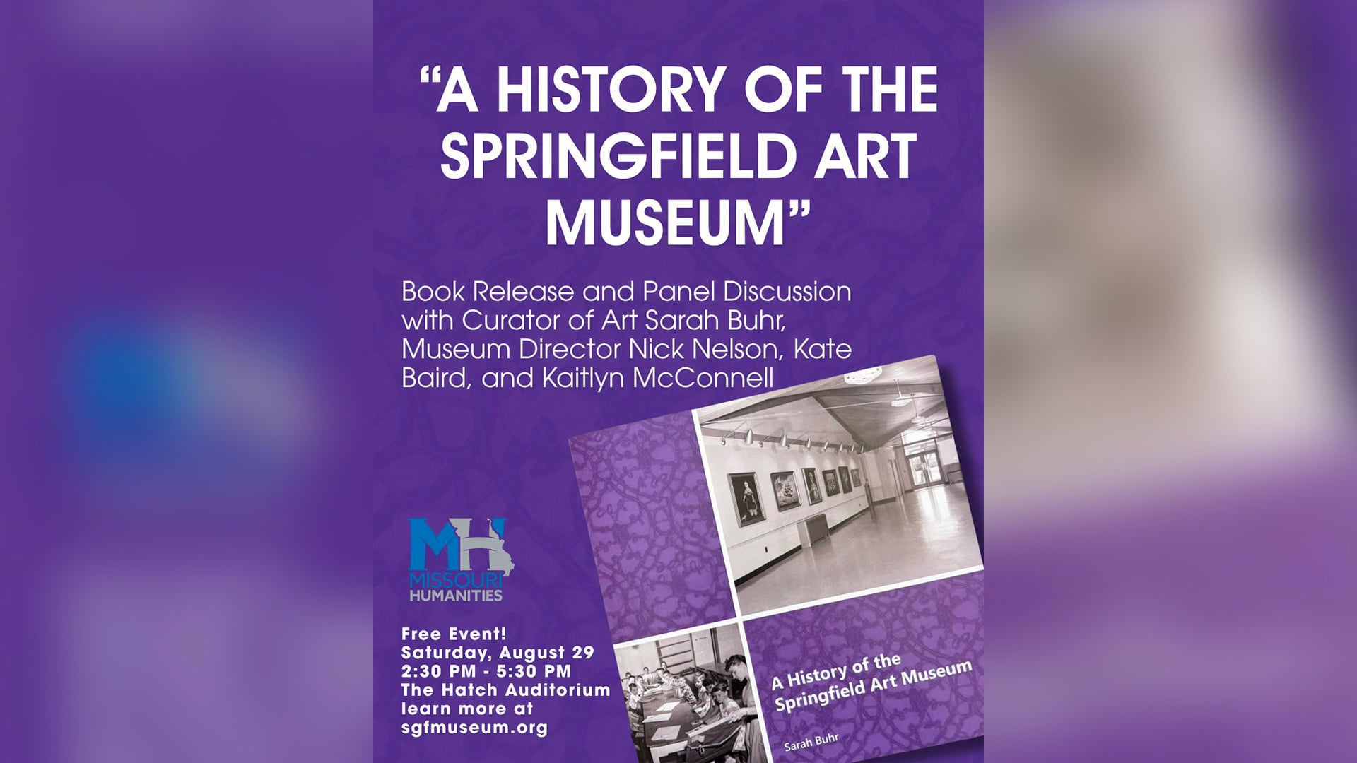 Springfield Art Museum History Book Launch and Panel Discussion