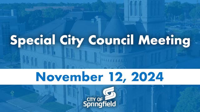 Special City Council Meeting - Novemb...