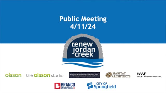 Renew Jordan Creek Public Meeting - A...