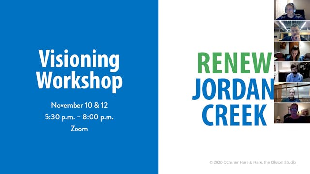 Renew Jordan Creek - Visioning Worksh...