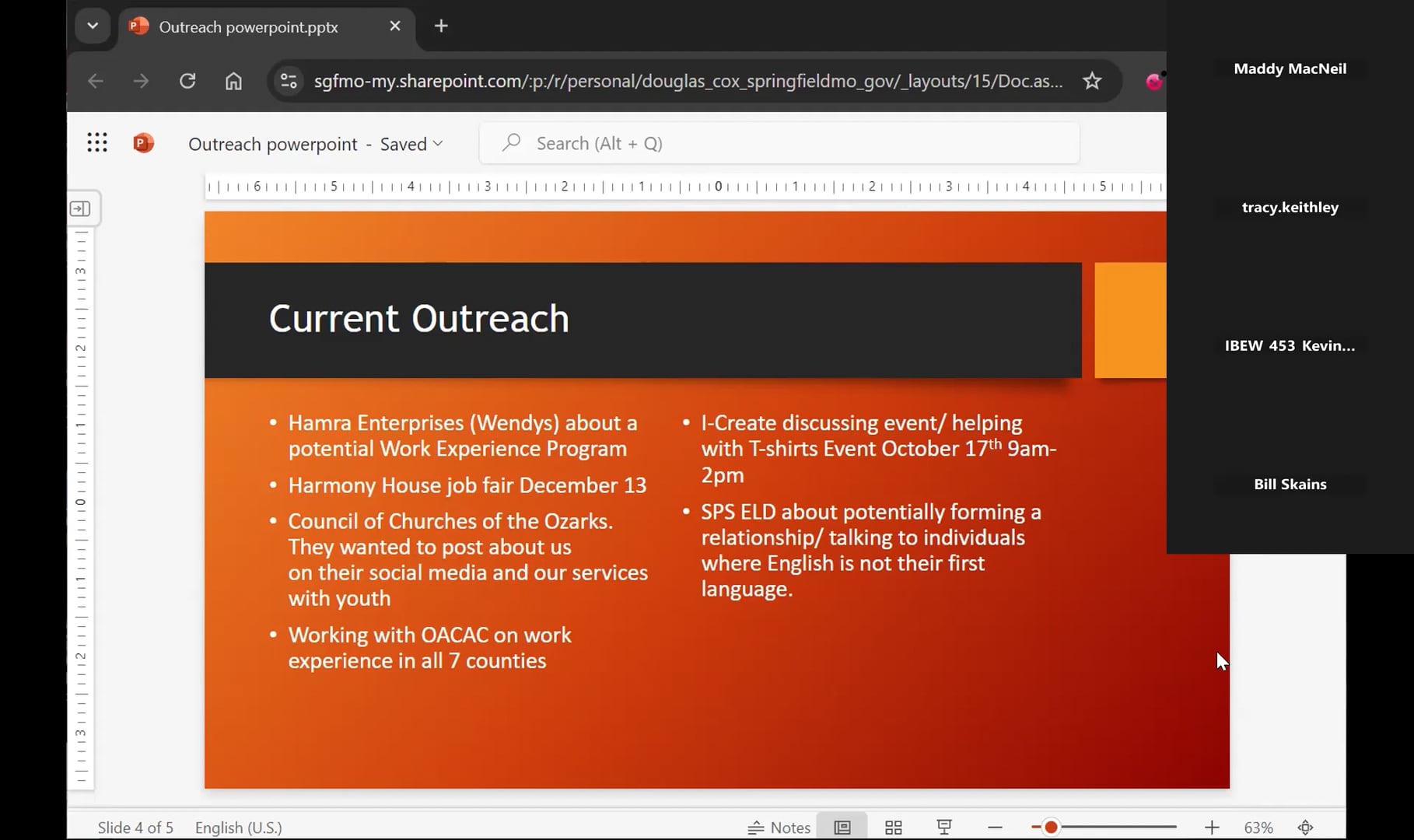 Youth Committee Meeting - September 18, 2024