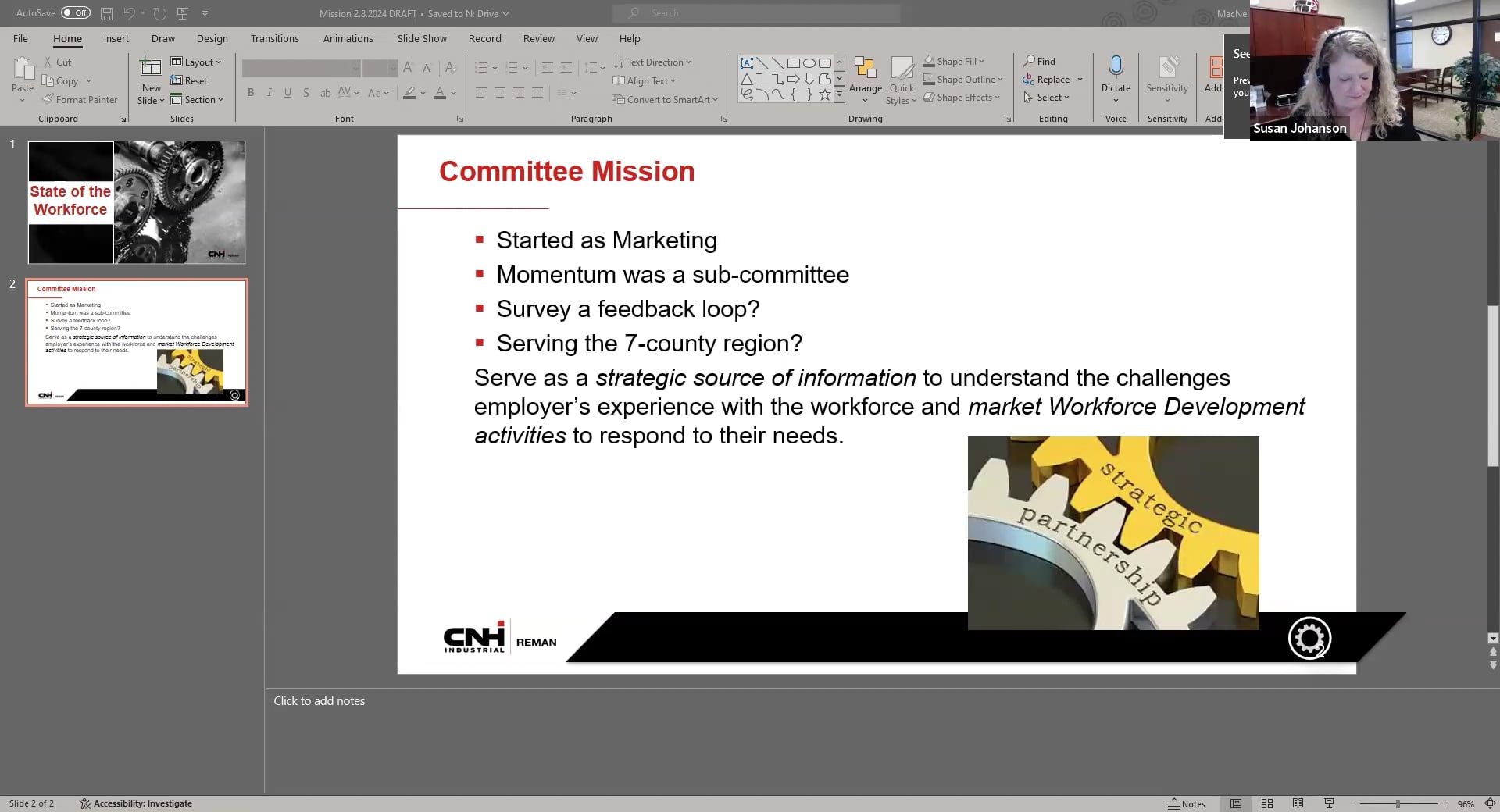 State of the Workforce Committee Meeting - March 14, 2024