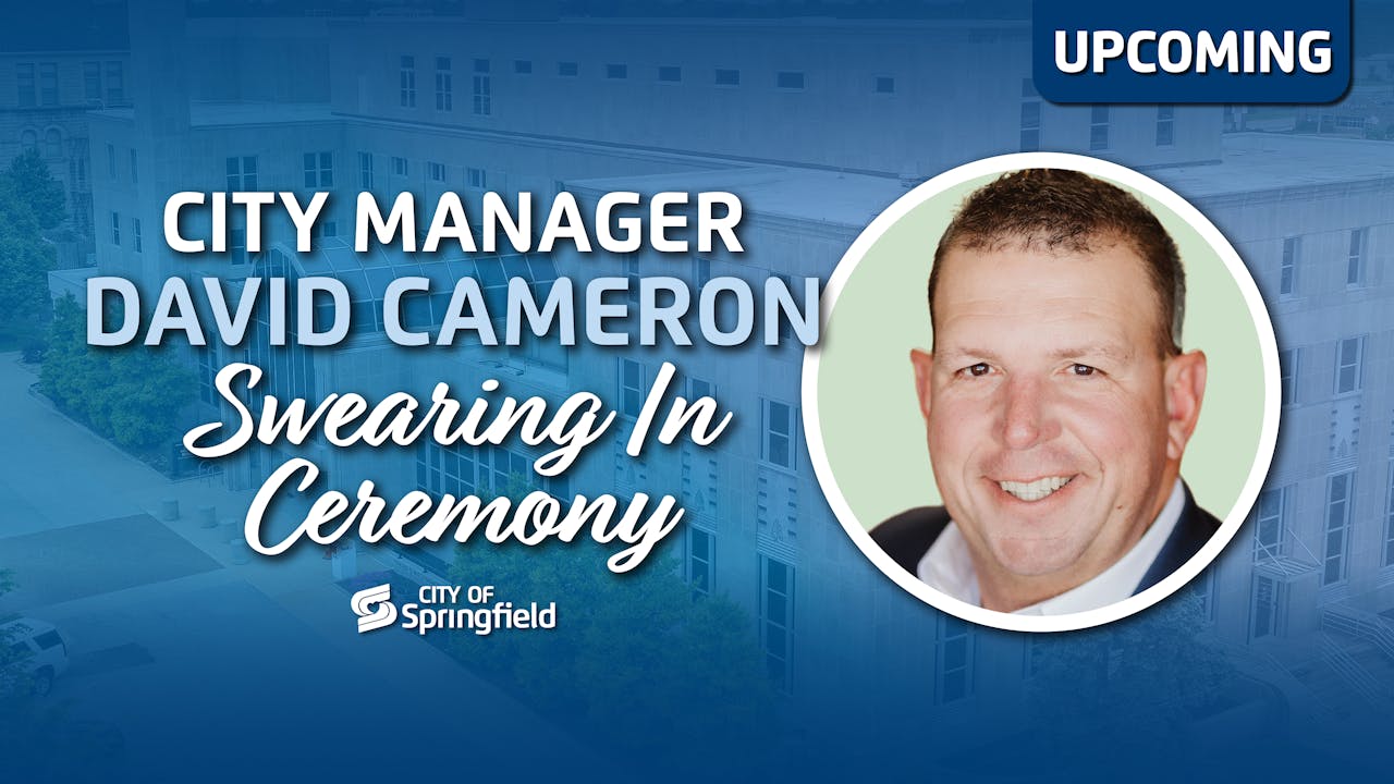 City Manager David Cameron Swearing In Ceremony