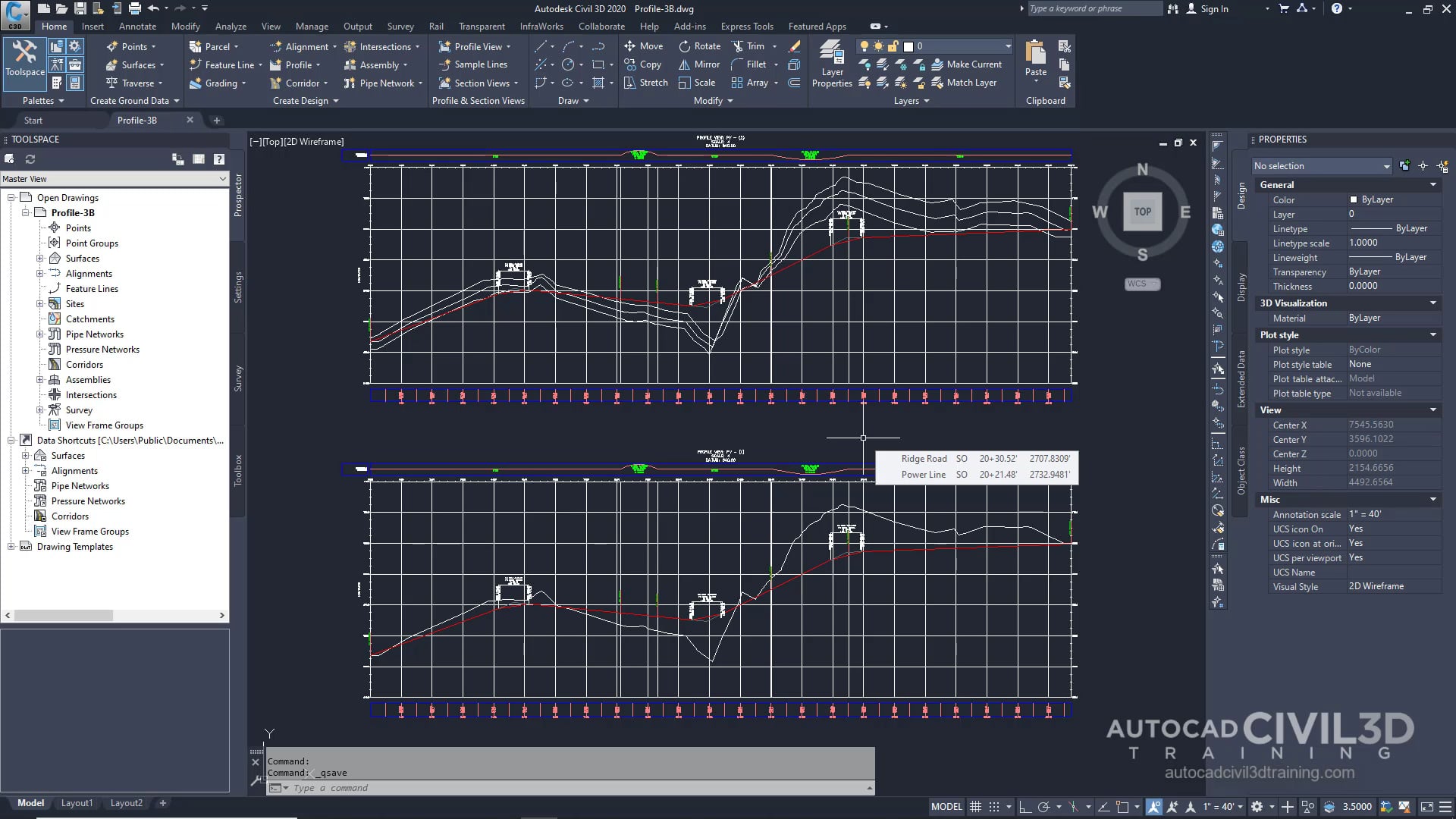 07 Copying a Profile and Offsetting it Vertically