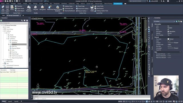 02 Converting Survey Contour Polyline...