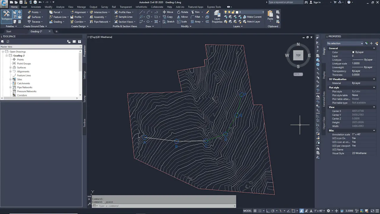 05 Assigning Feature Line Elevations Civil3d Tv