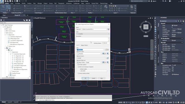 05 Working with Alignments and Parcels