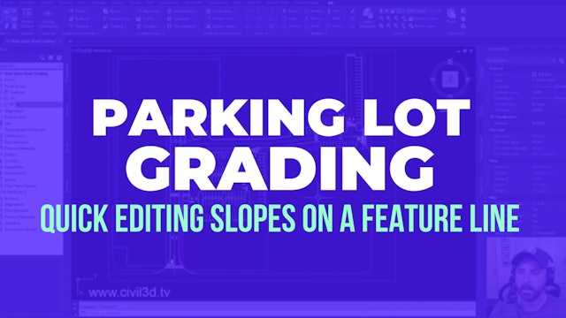 04 Quick Editing Slopes on a Feature Line