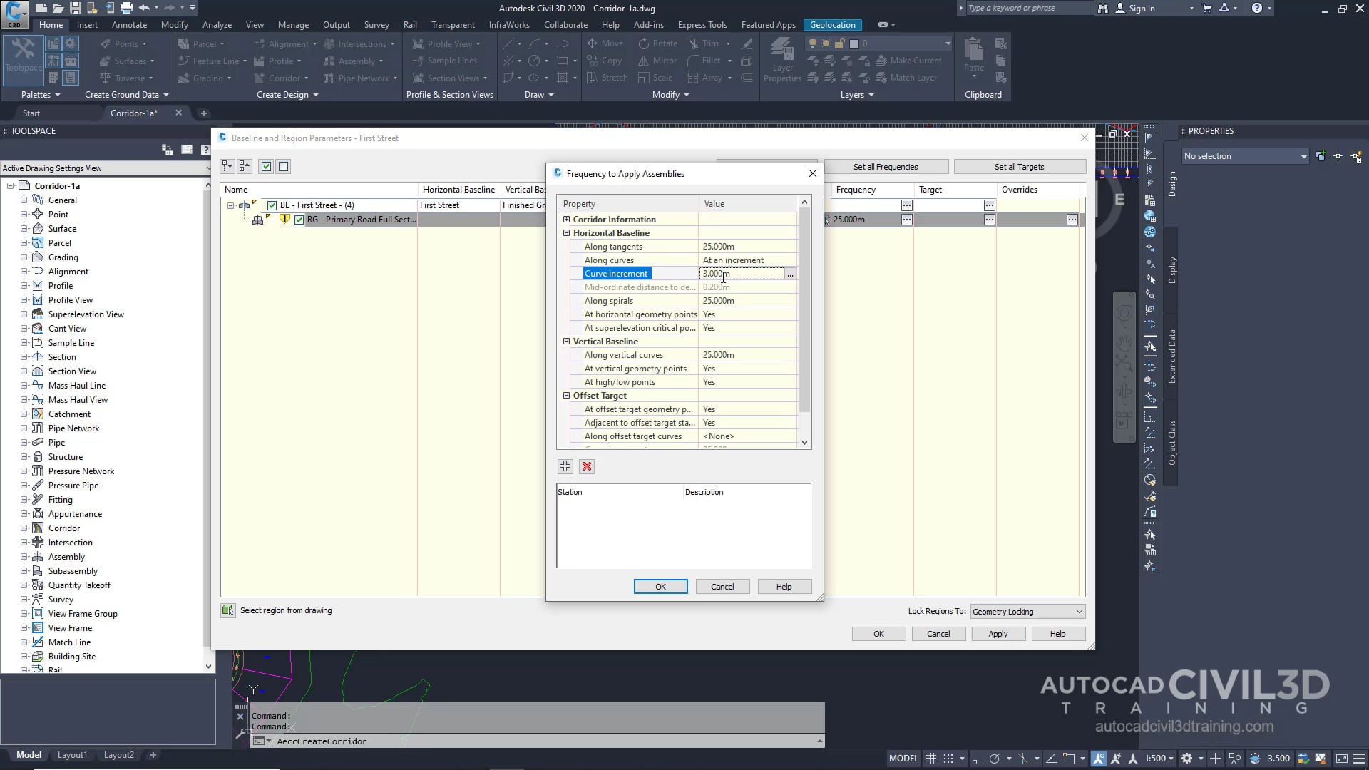 01 Creating a Basic Corridor Model