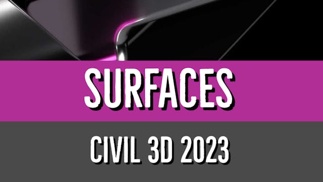 Civil 3D 2023 Surface Essentials