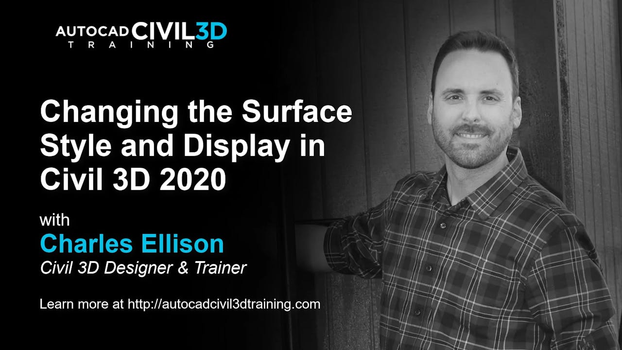 09 Changing the Surface Style and Display - CIVIL3D.TV