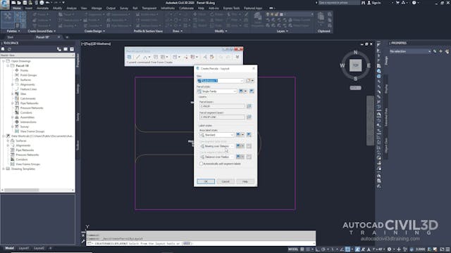 02 Subdividing a Parcel with a Free-F...