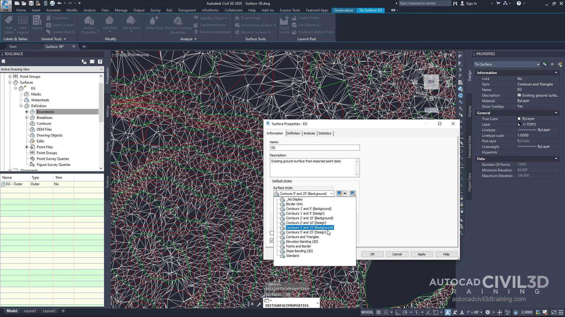 05 Adding an Outer Boundary to a Surface