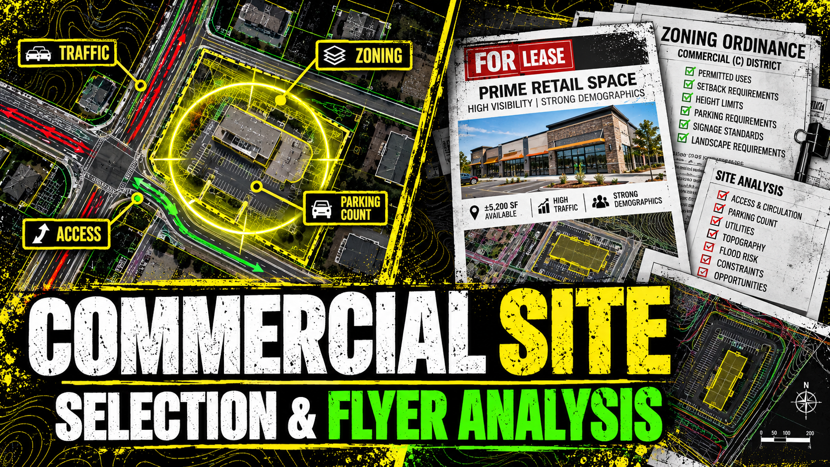 01 Commercial Site Selection & Flyer Analysis