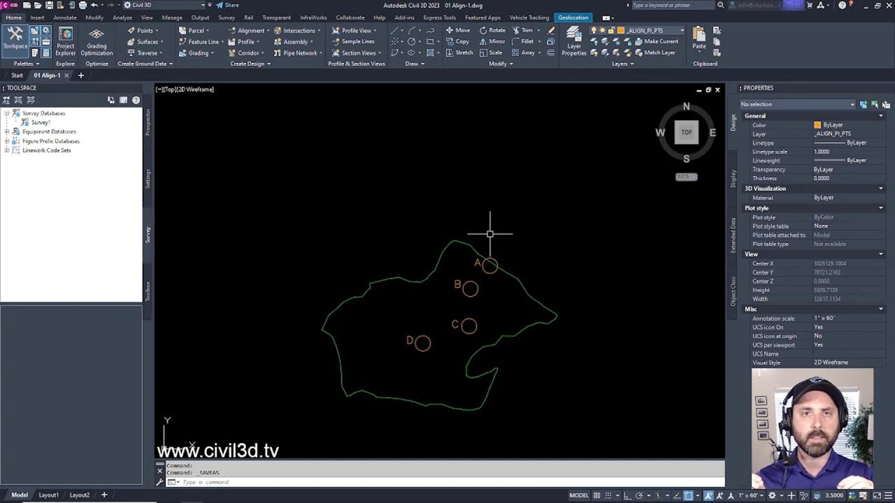01 Creating an Alignment with the Alignment Layout Tools Civil 3D