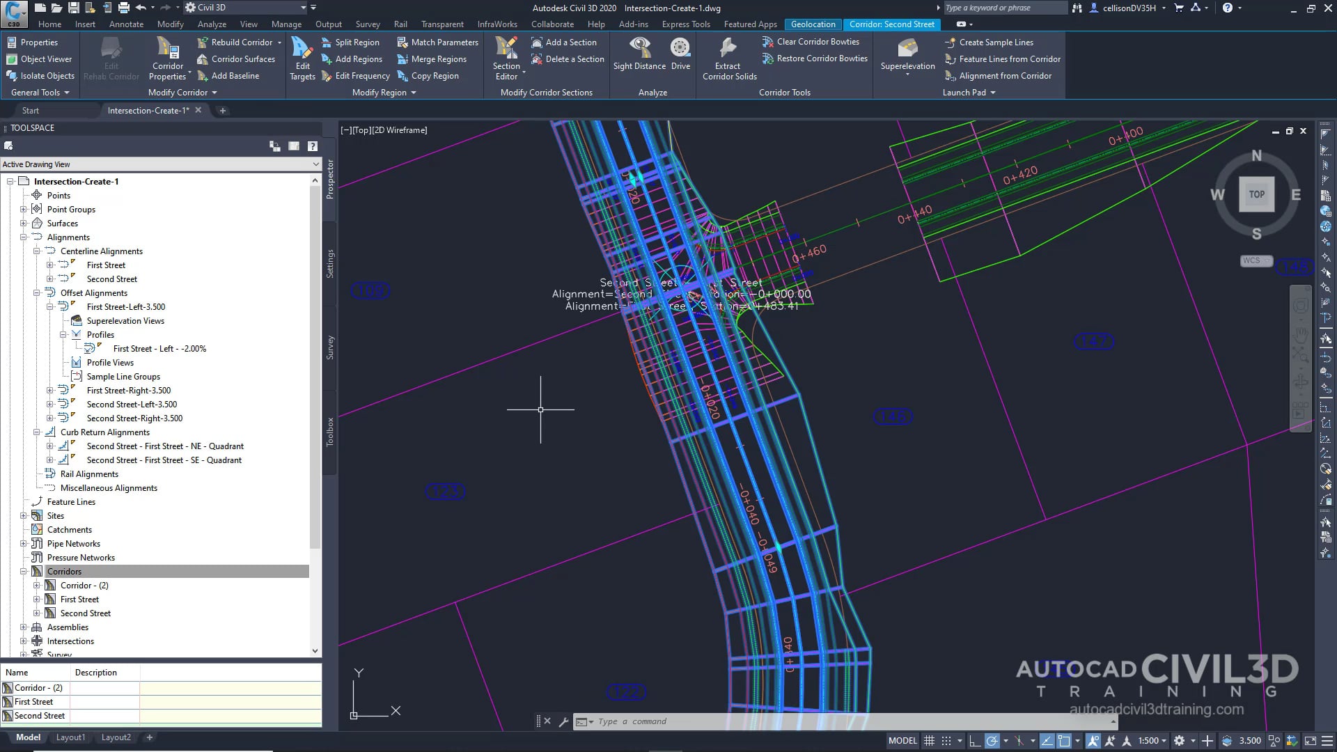 01 Creating a Peer Road Intersection