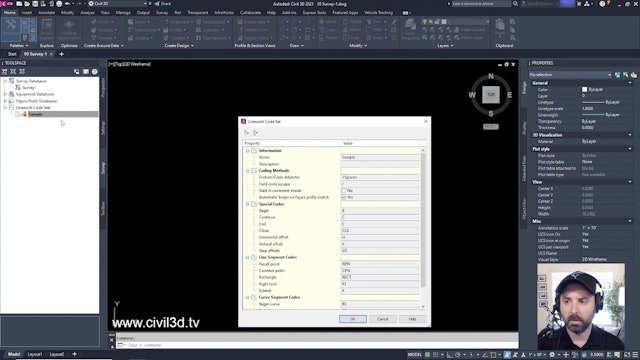 05 Setting Up a Linework Code Set