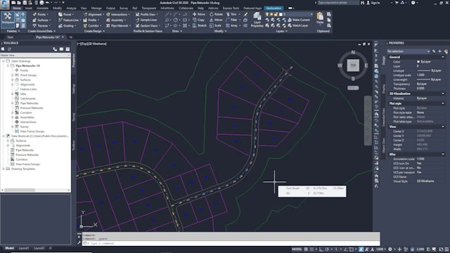 01 Creating a Pipe Network from a Polyline