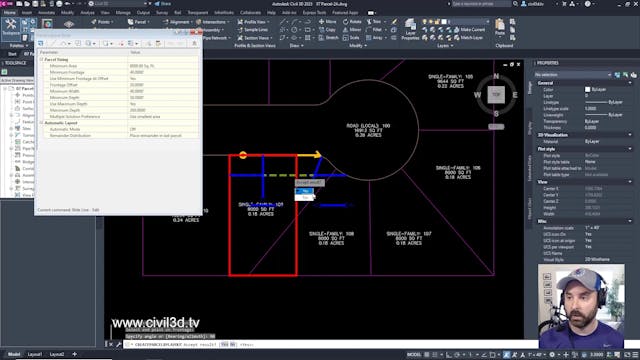 07 Editing a Parcel Slide Line