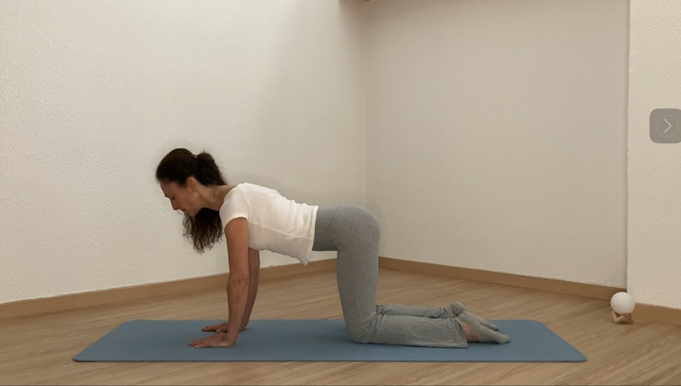 Pilates secuencia para la estabilización de la pelvis.