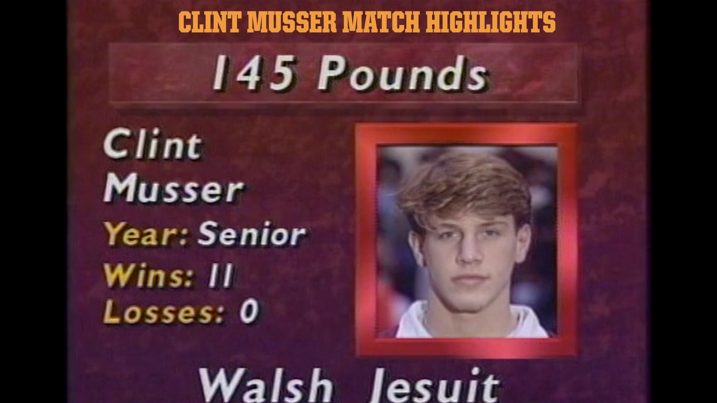 Clint Musser Highlight Reel
