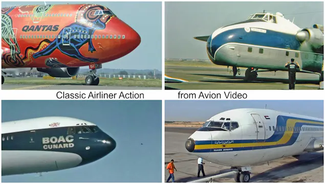 Introducing Avion Video's classic airliner range