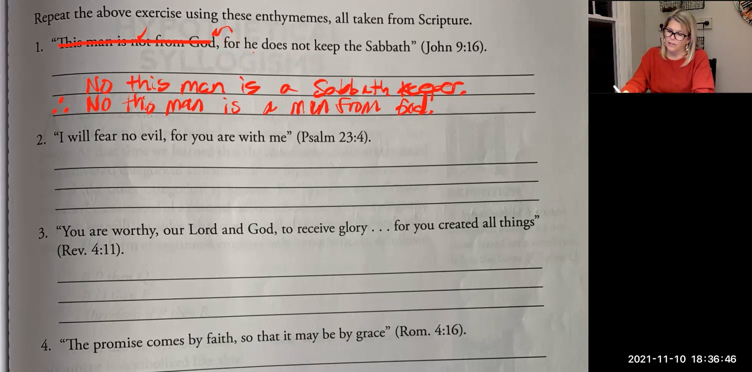 Introductory Logic Exercise 32