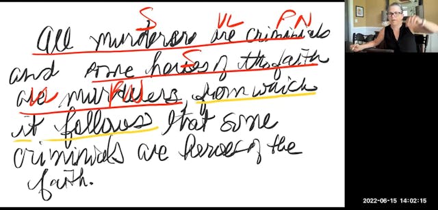 Introductory Logic Lesson 19
