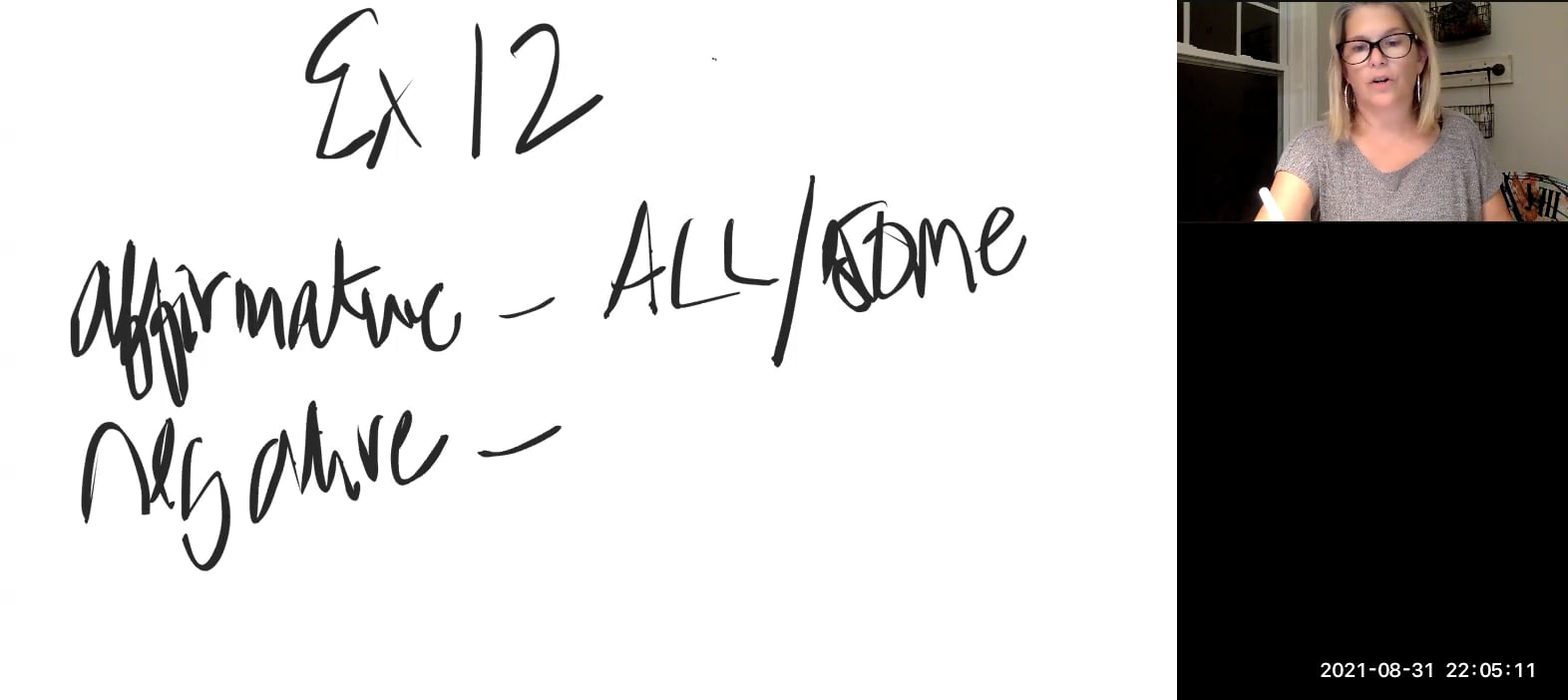 Introductory Logic exercise 12