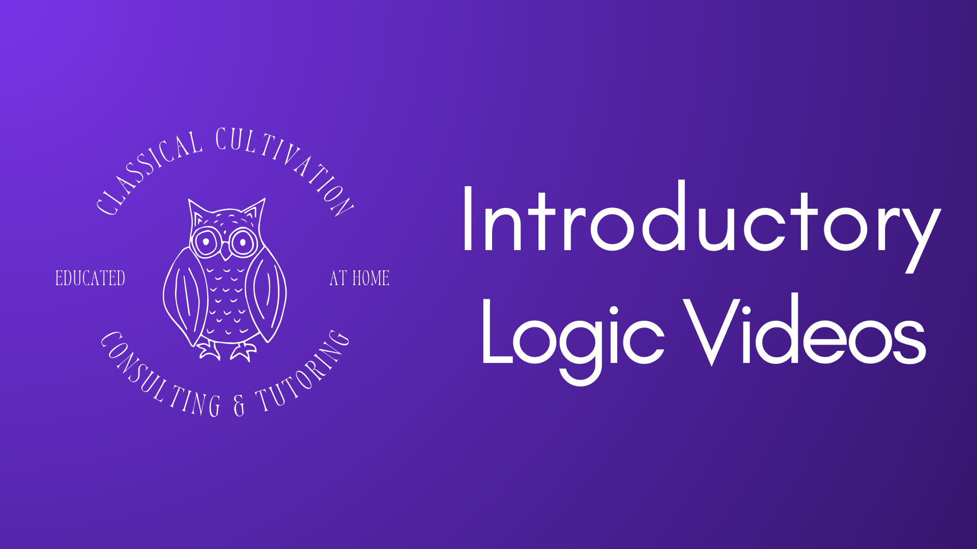 Introductory Logic Lessons & Exercises