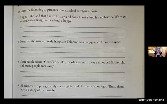 Introductory Logic Exercise 30 (w/ le...