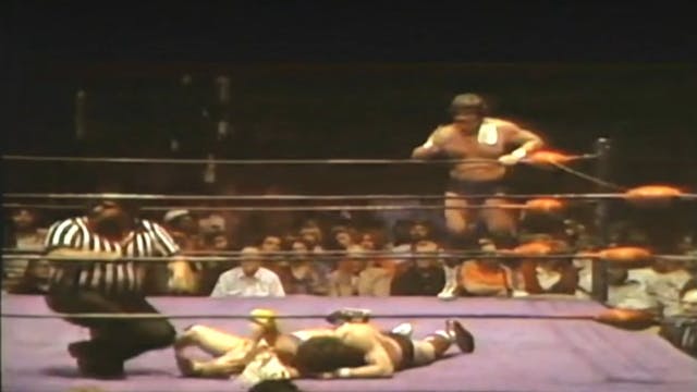 Dick Slater & Tommy Rich vs. Gino Hernandez & Tully Blanchard