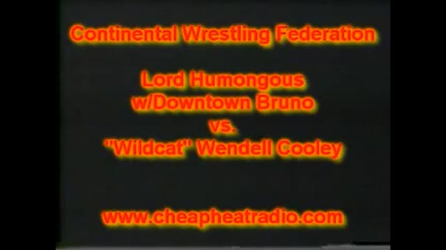 Lord Humongous vs. Wendell Cooley-2