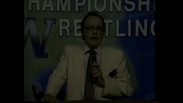Continental Wrestling April 1986 High...