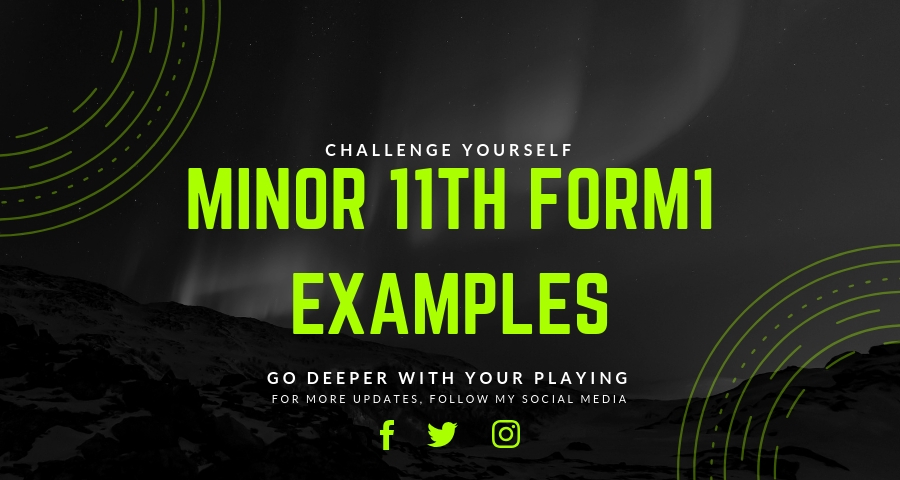 Minor 11 Changes - Form 1