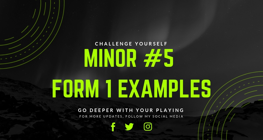 Minor #5 Changes - Form 1