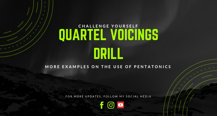 Six Note Pentatonic Chords 2 - 5 Drill
