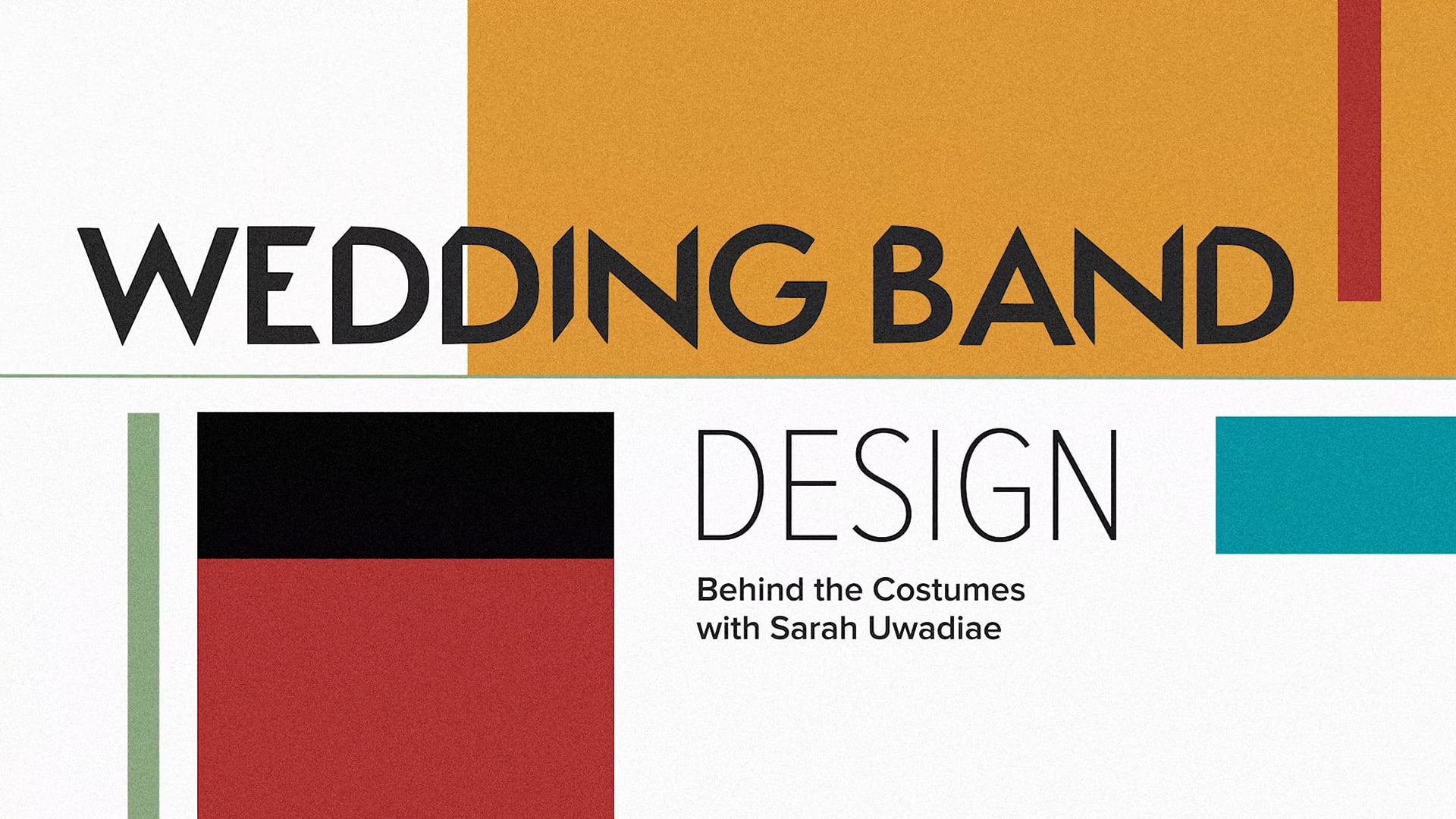 Behind the Costumes with Sarah Uwadiae | Wedding Band