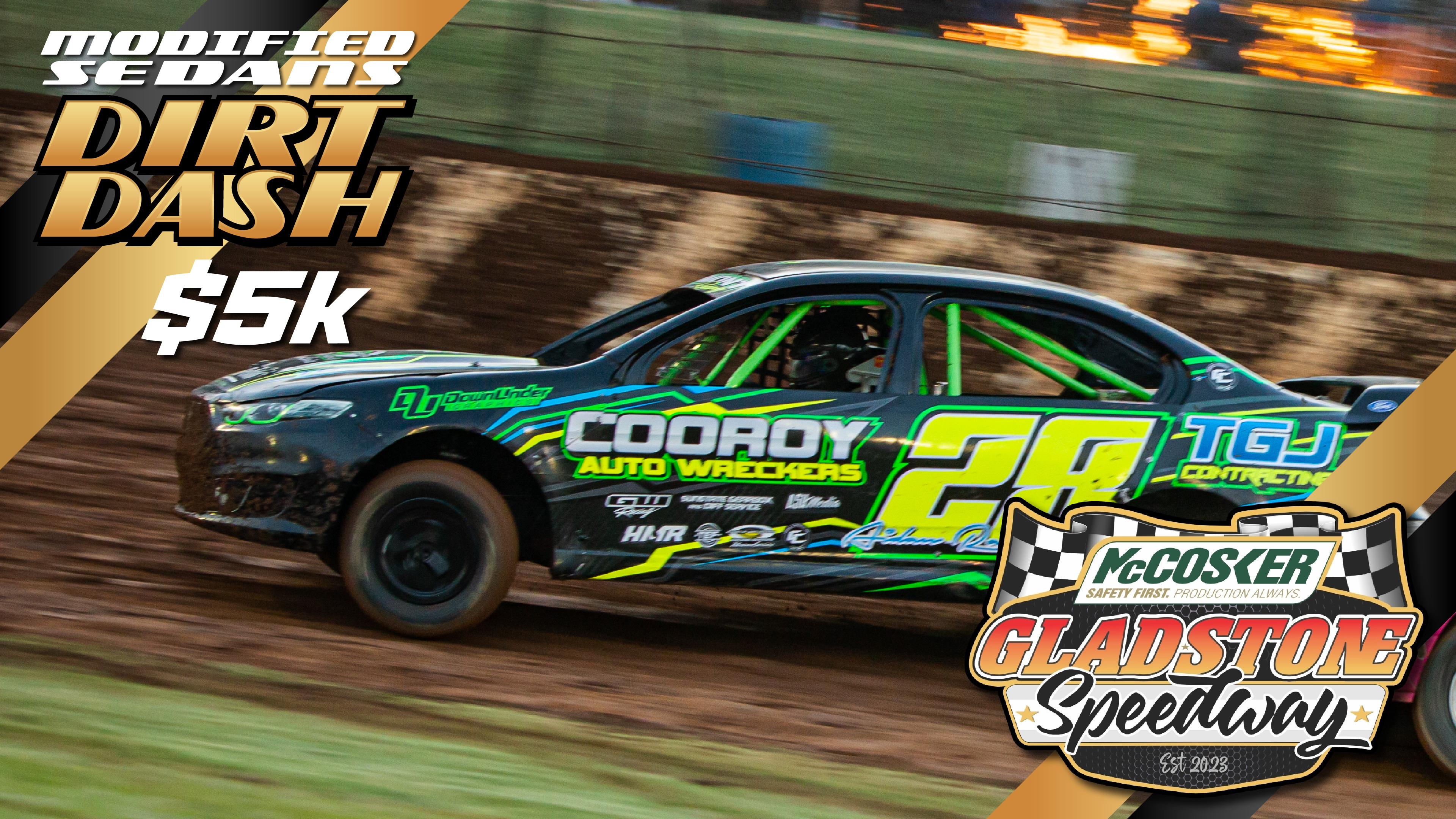 11th Nov 2023 | Gladstone - Modified Sedan Allstar Series R06, Dirt Dash $5k