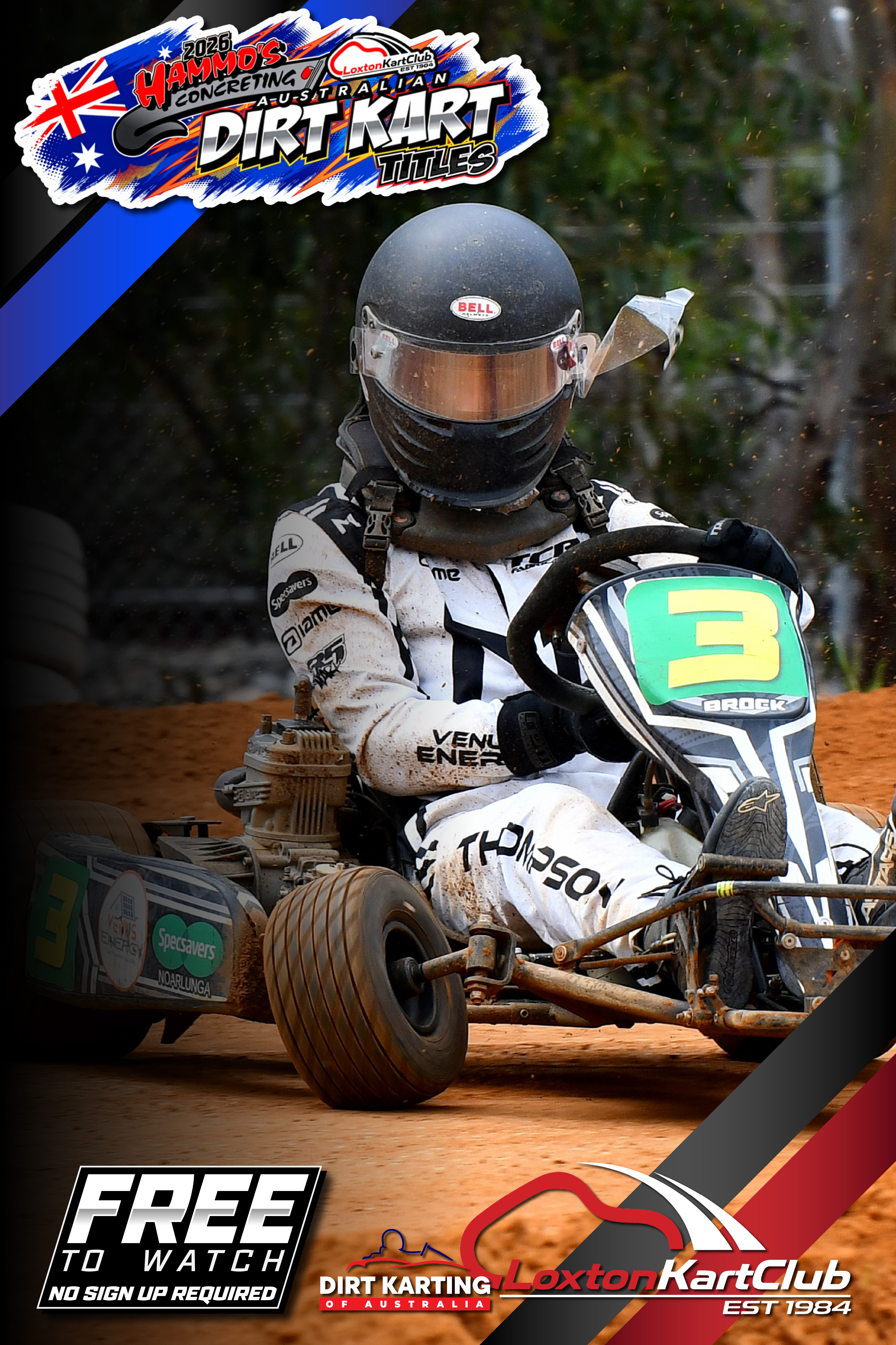 2nd Oct 2026 | Loxton Kart Club - Australian Dirt Kart Title (D1)