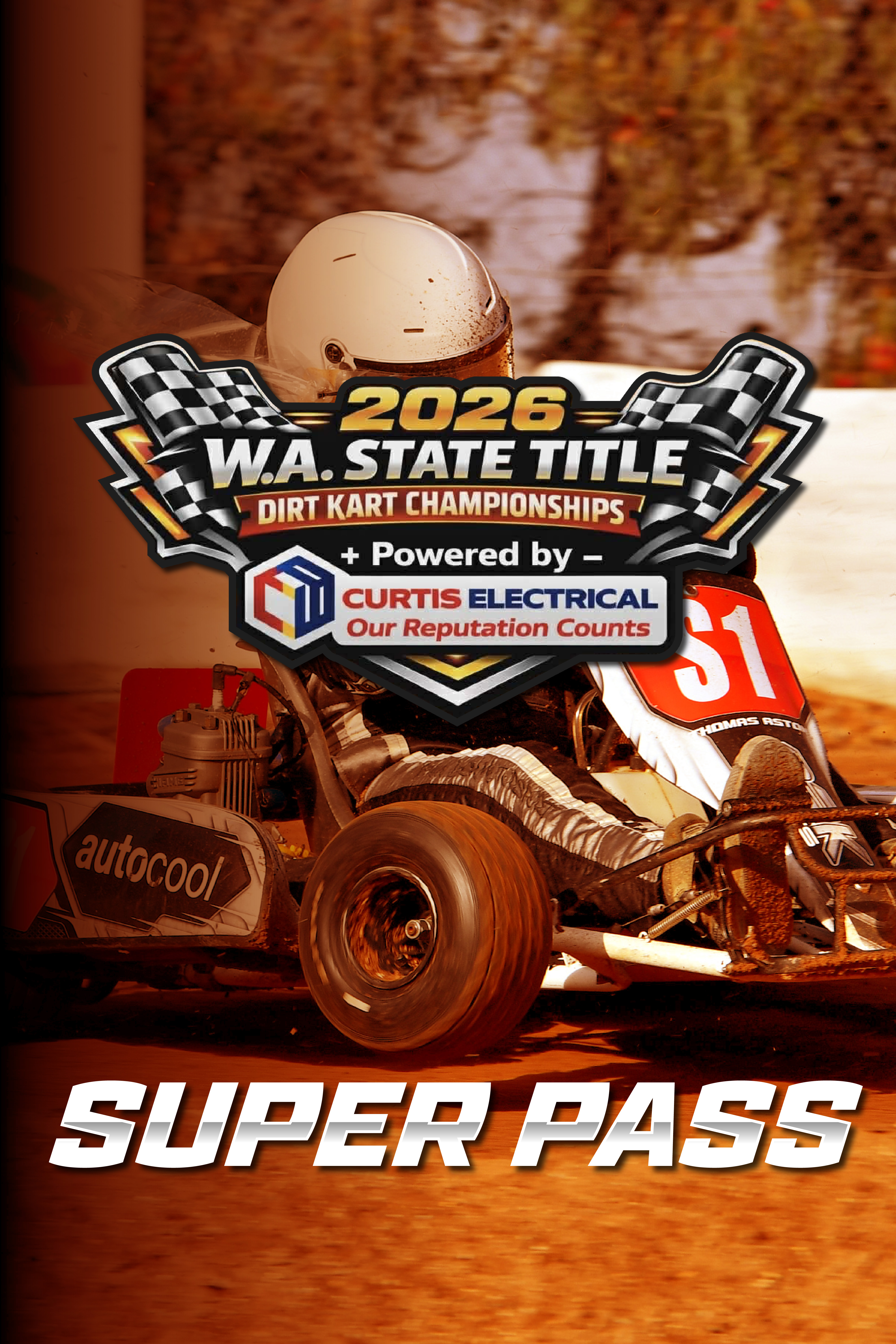 2026 WA Dirt Kart Title Weekend SUPER PASS