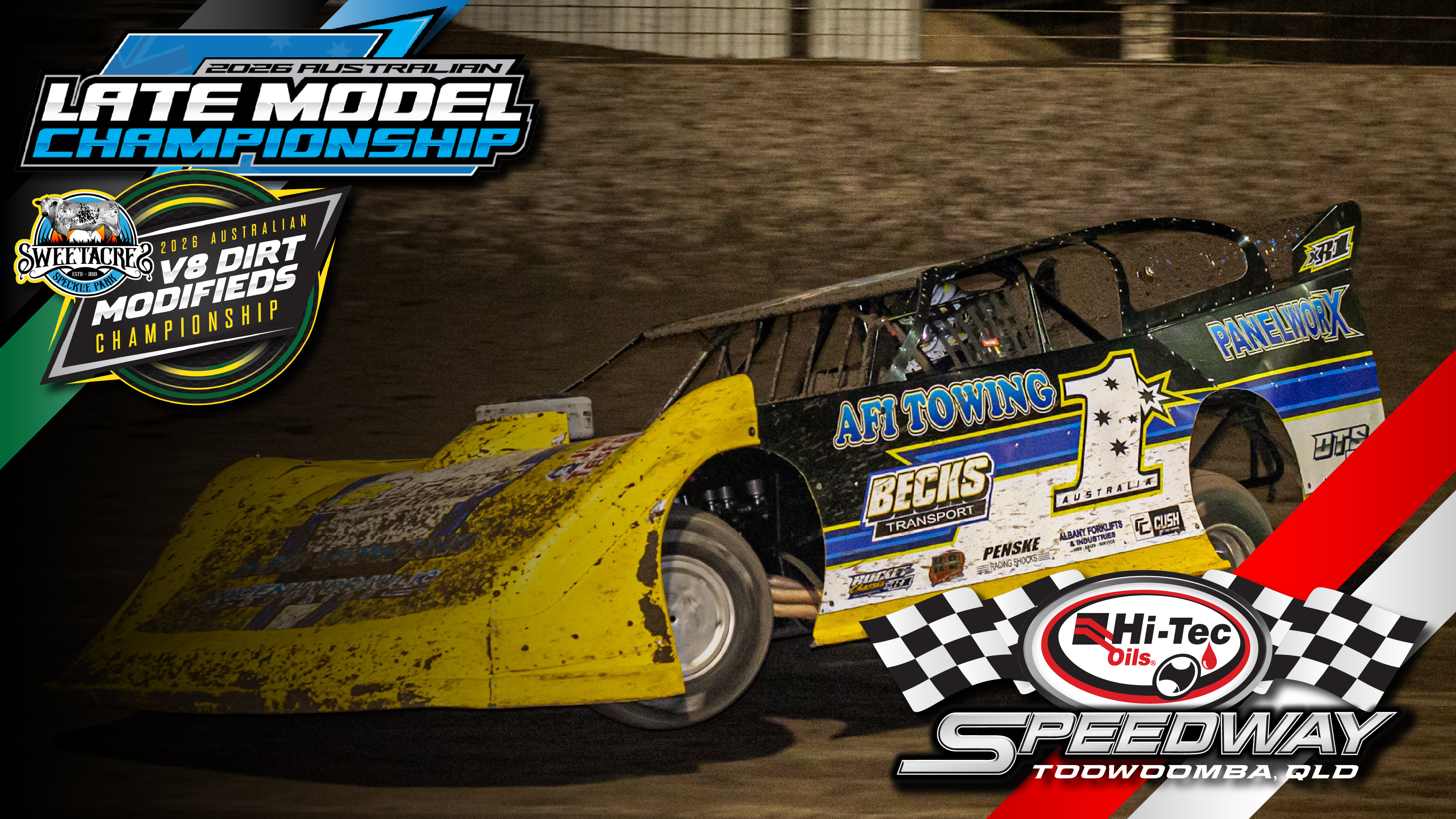 3rd May 2026 | Toowoomba - Aus Late Model & V8 Dirt Modified Titles 2025/26 (N2)