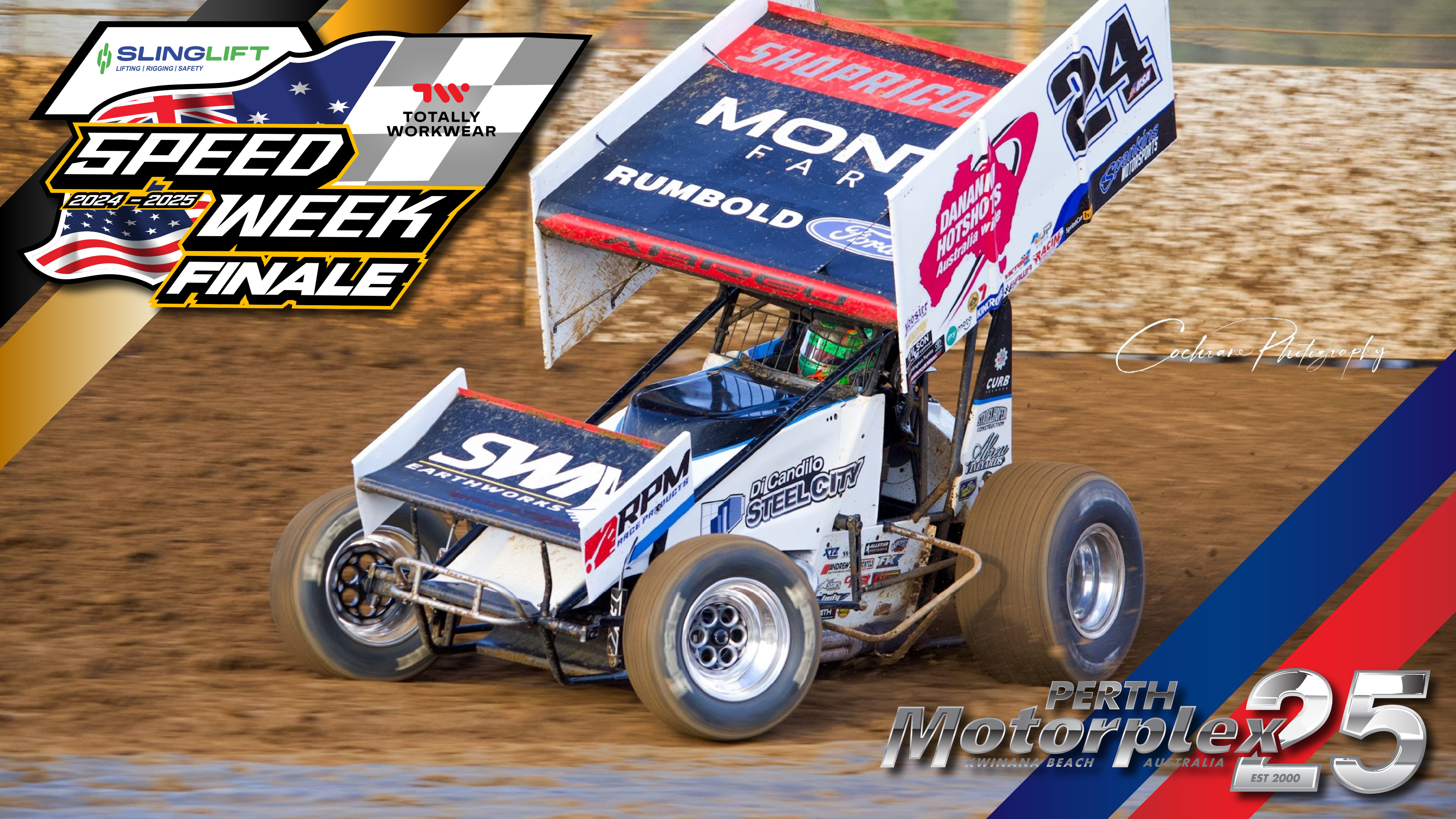 10th Jan 2025 | Perth - USA vs. WA Sprintcar Speedweek