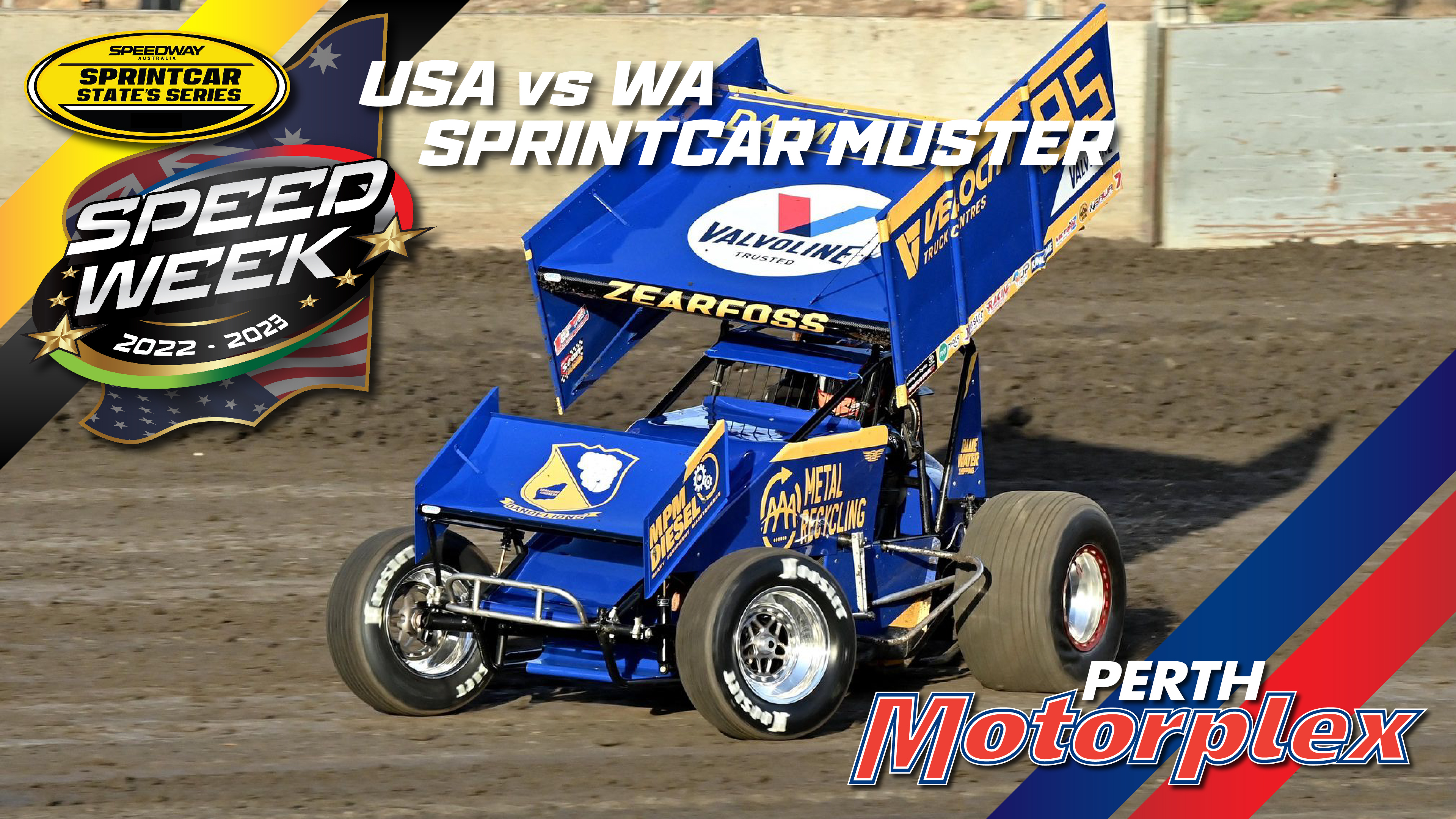 28th Dec 2022 | Perth - USA vs WA Sprintcar Speedweek, State Series WA 2022/23
