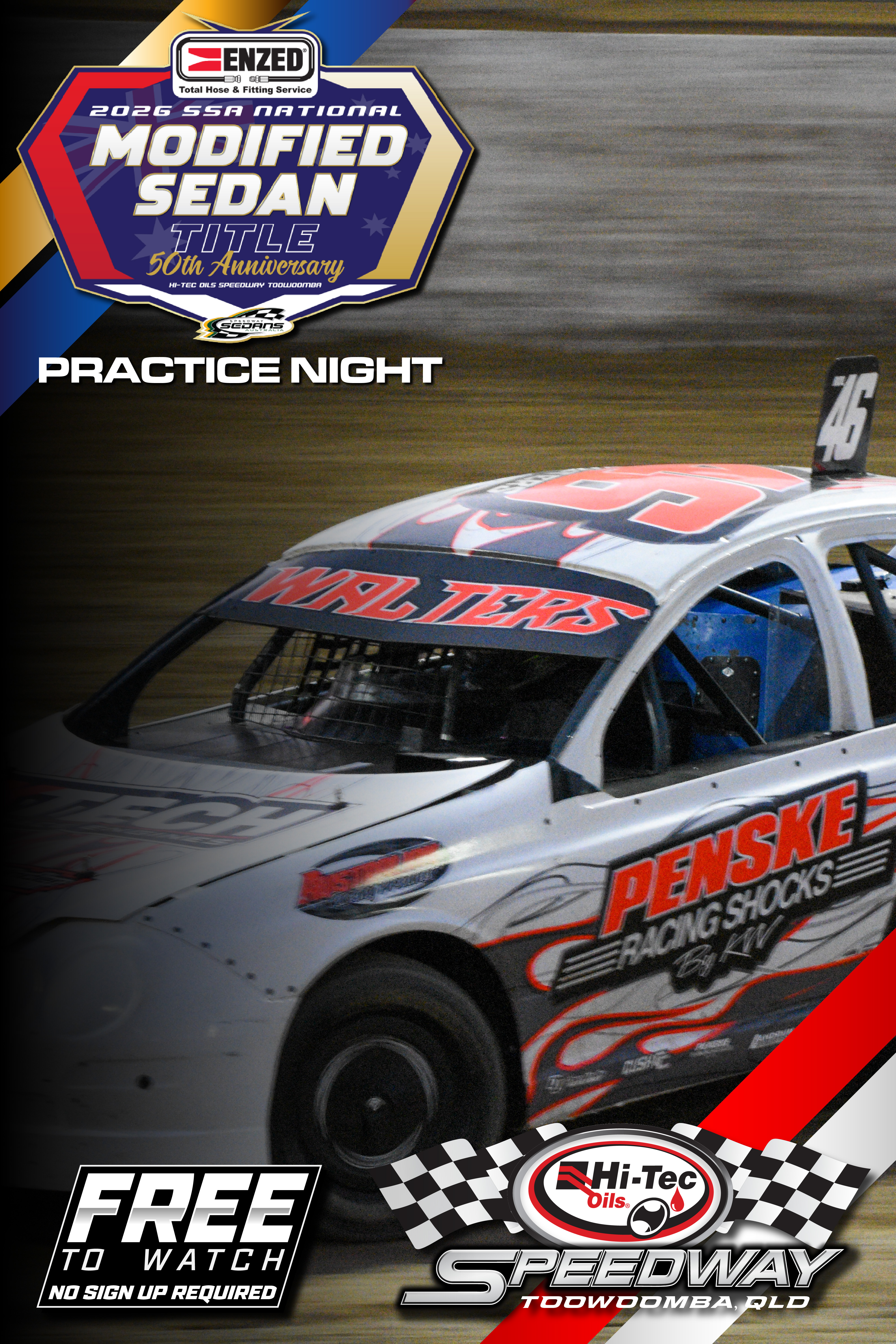 3rd Apr 2026 | Toowoomba - National Modified Sedan Title 2025/26 (Practice)