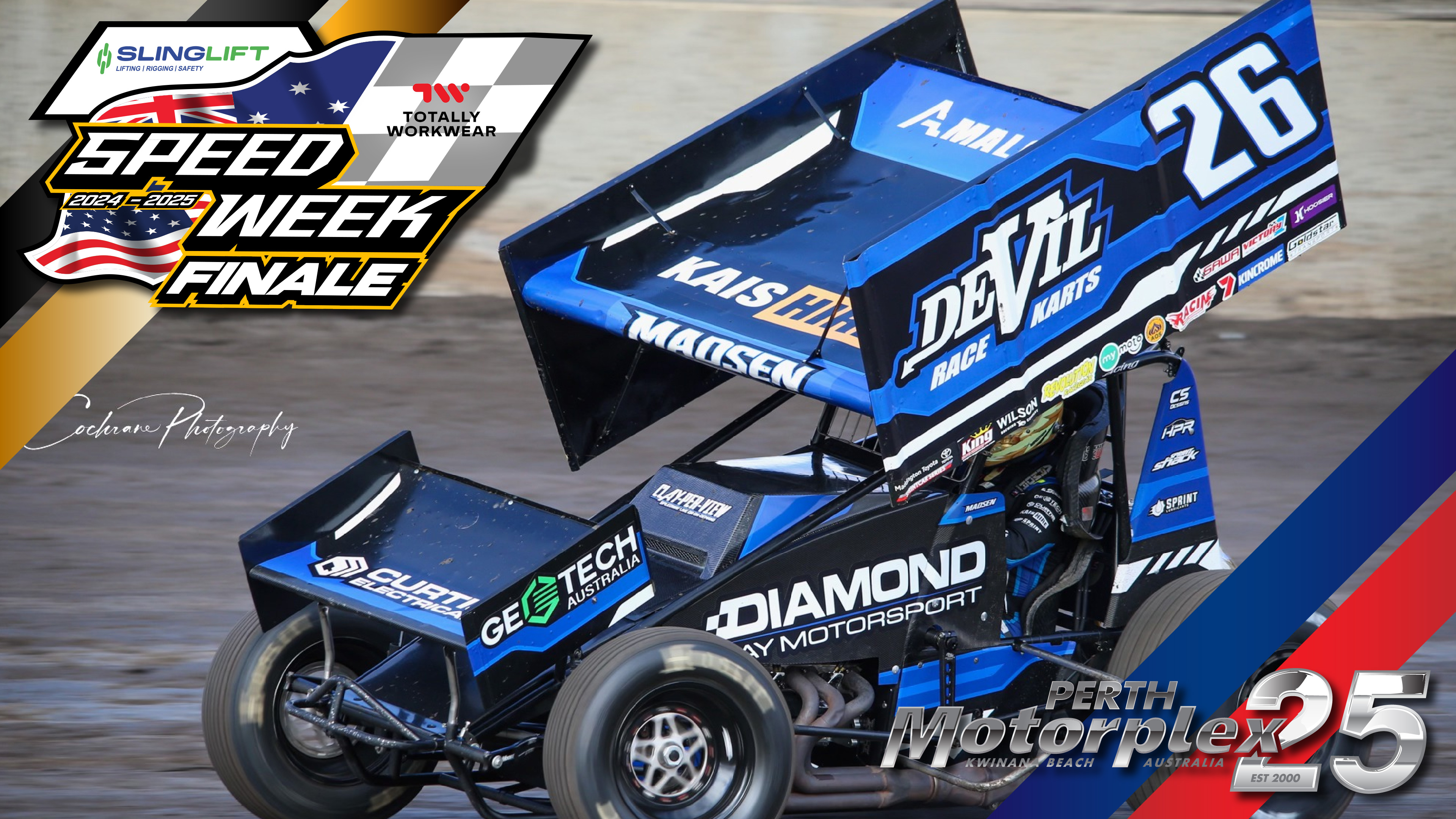 11th Jan 2025 | Perth - USA vs. WA Sprintcar Speedweek