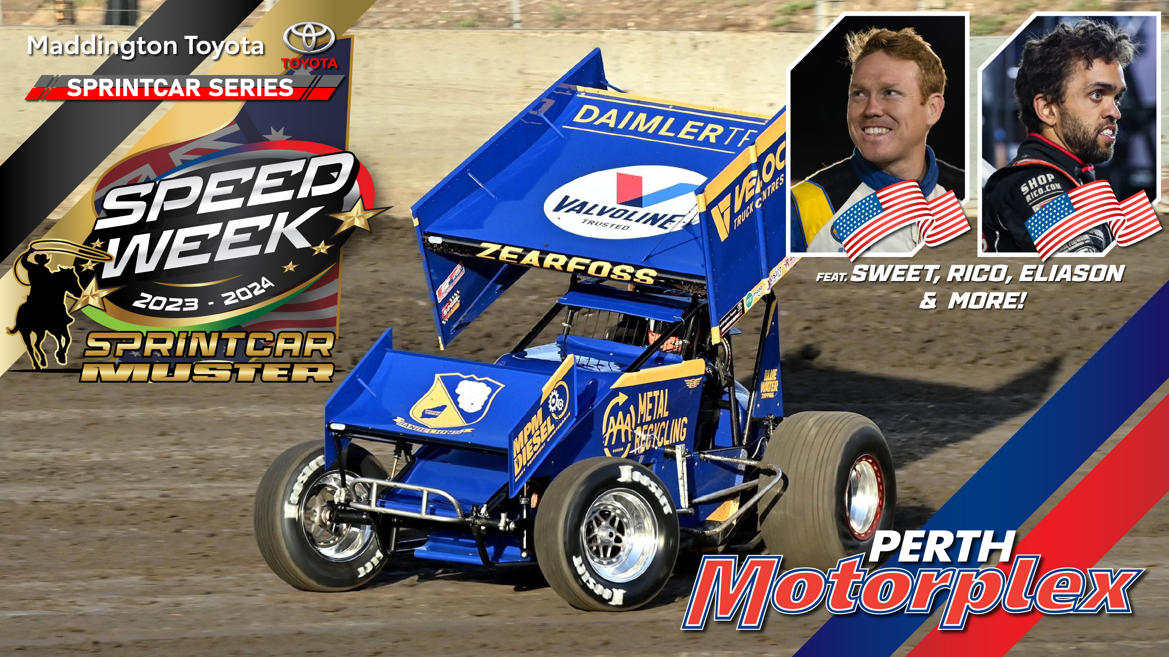 28th Dec 2023 | Perth - USA vs WA Sprintcar Speedweek