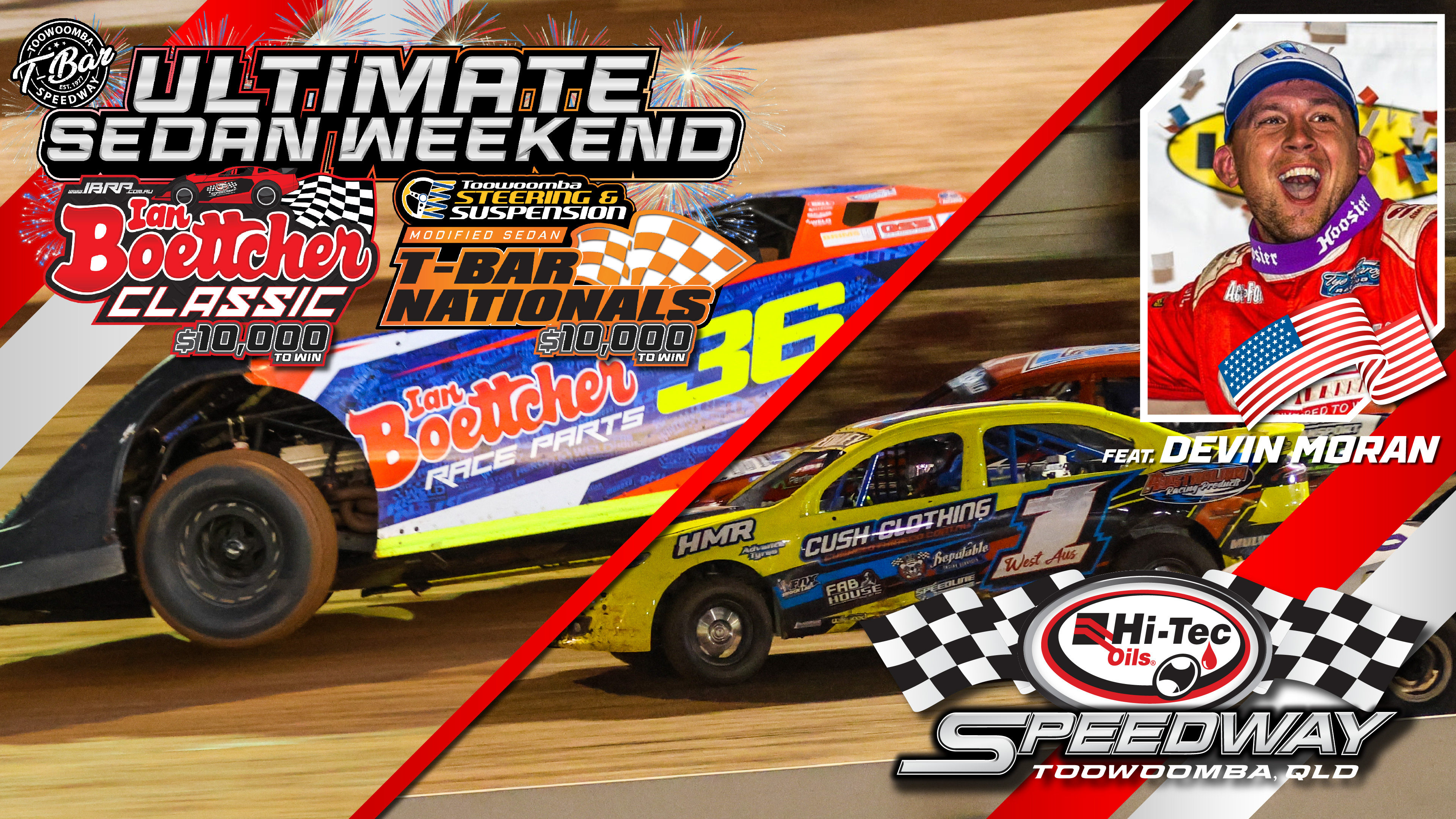 30th Dec 2023 | Toowoomba - Super Sedans IB Classic & Modified Sedan T-Bar Nats