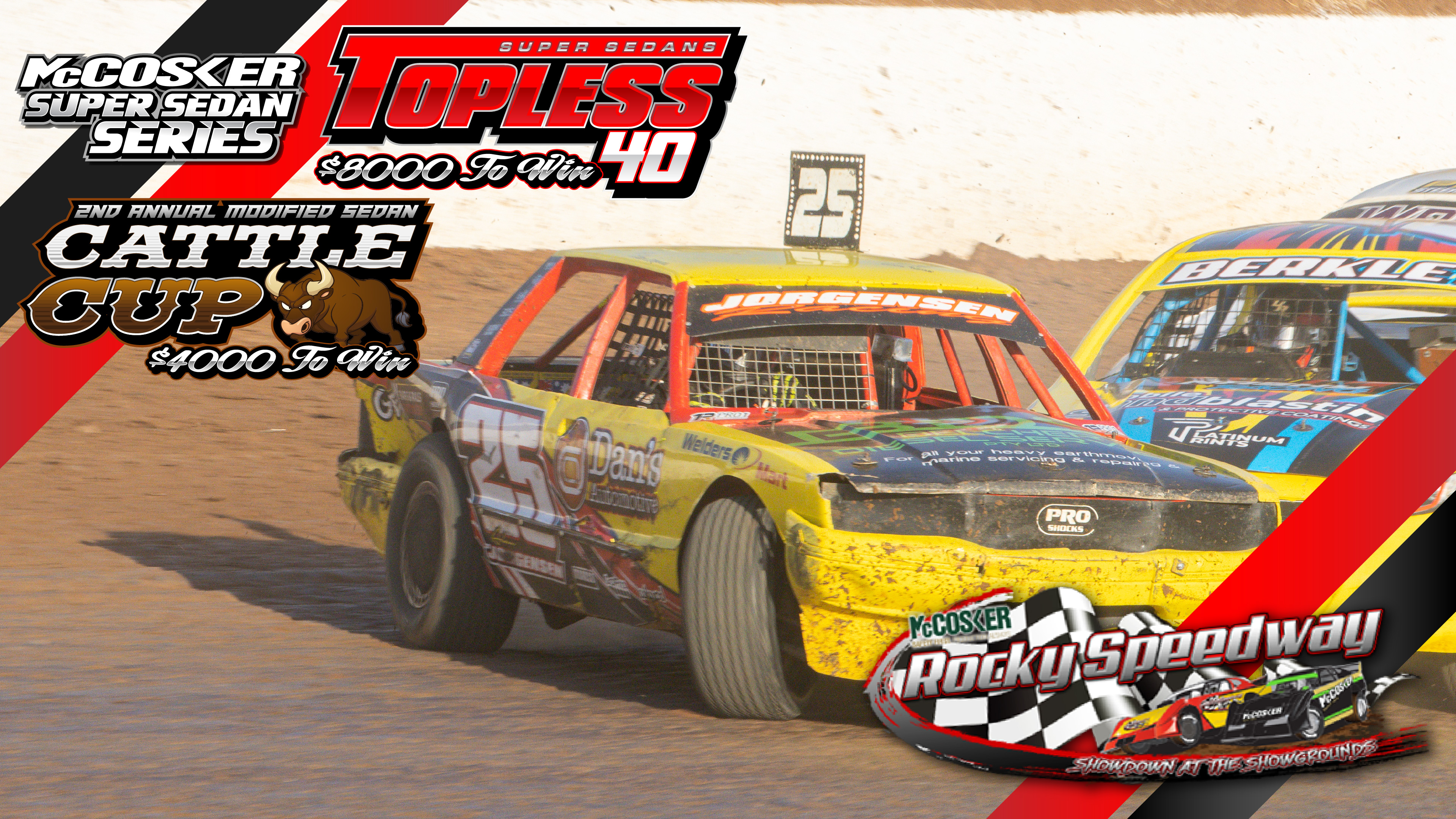 12th May 2023 | Rockhampton - Modified Sedans Cattle Cup $4k (N1)